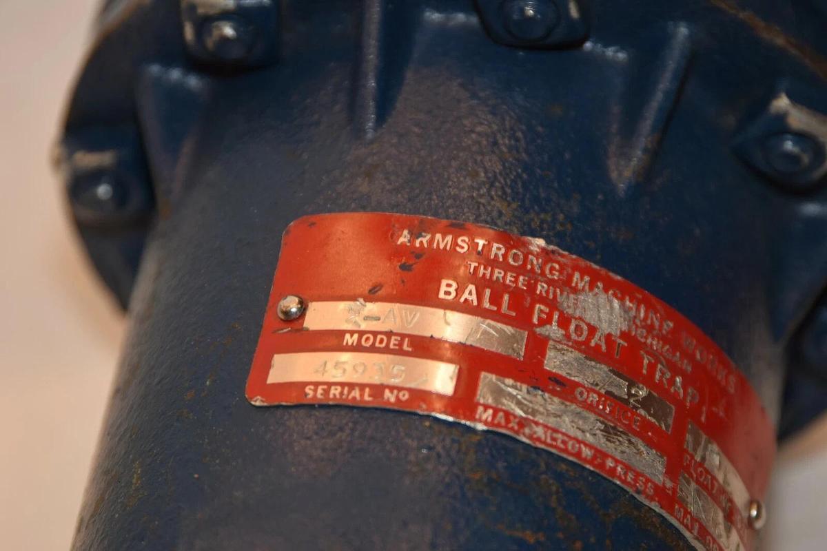 (NEW) ARMSTRONG MACHINE 2-AV 2AV 5/32 Oriface Ball Float Air Trap
