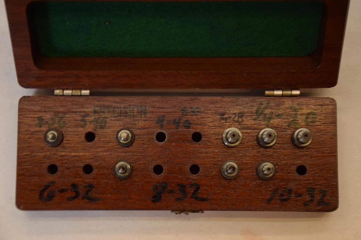 Used (Lot) JO-PLUGS Spencer Precision 1/4-20 & 8-32 Threaded Hole Machinist Tool READ