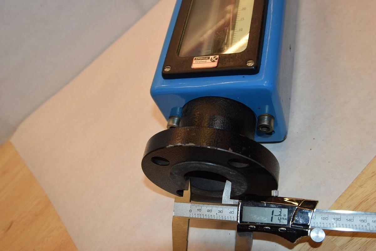 NEW KROHNE SCFM 1-3/4" PORT BLOCK STYLE INLINE FLOWMETER