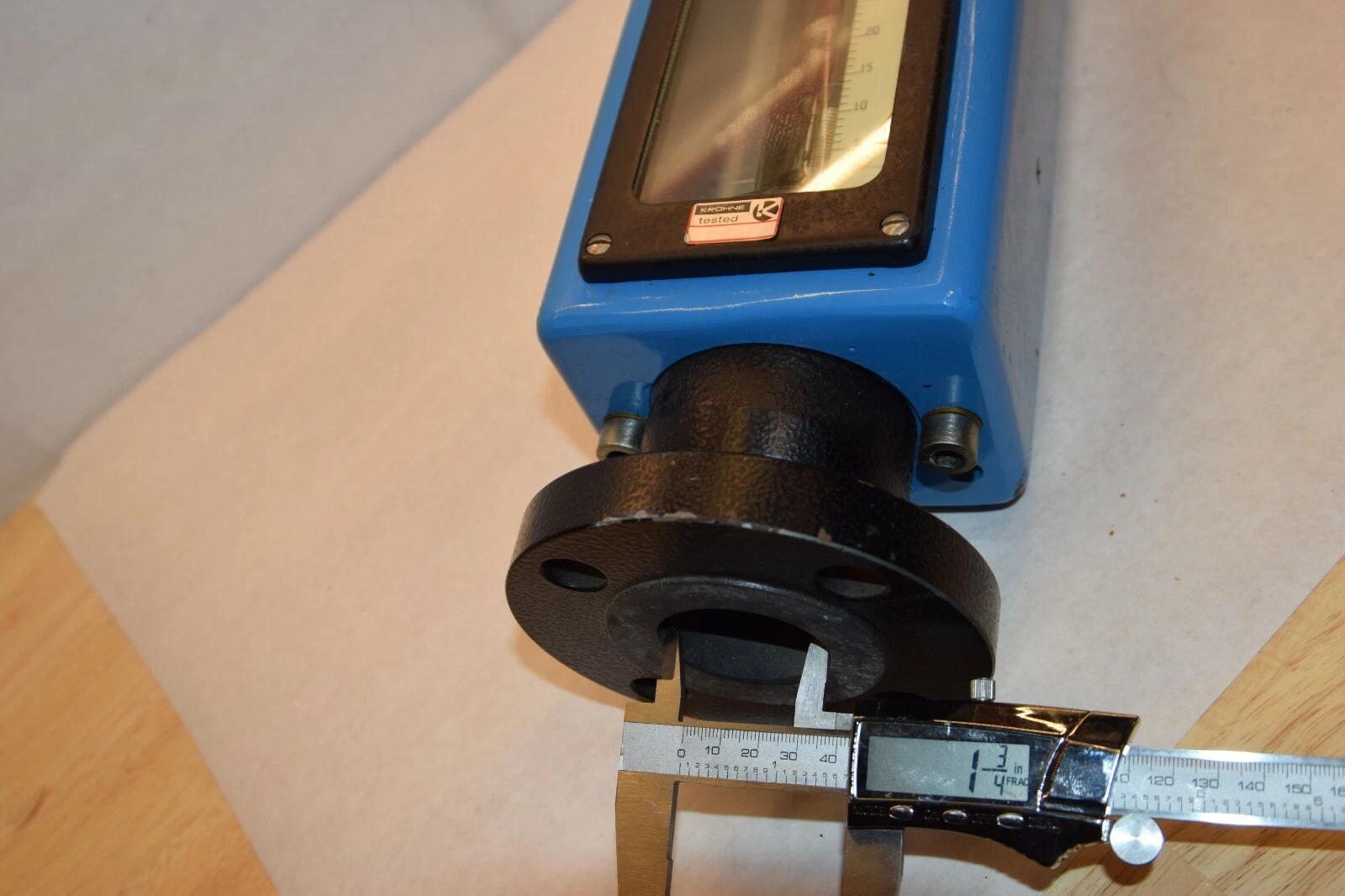 NEW KROHNE SCFM 1-3/4" PORT BLOCK STYLE INLINE FLOWMETER