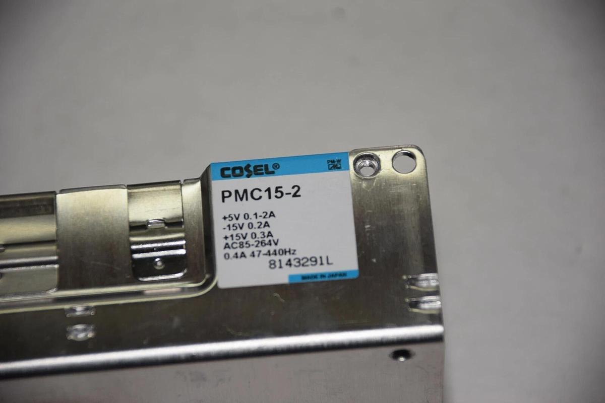 Used COSEL PMC15-2 +5V 0.1-2A -15V 0.2A +15V 0.3A POWER SUPPLY