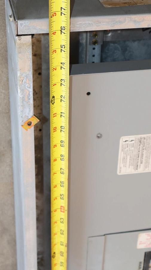 Used General Electric GE ASeries 400A Panelboard Panel AQF3424JBX 208y/120v 3ph 4w 42