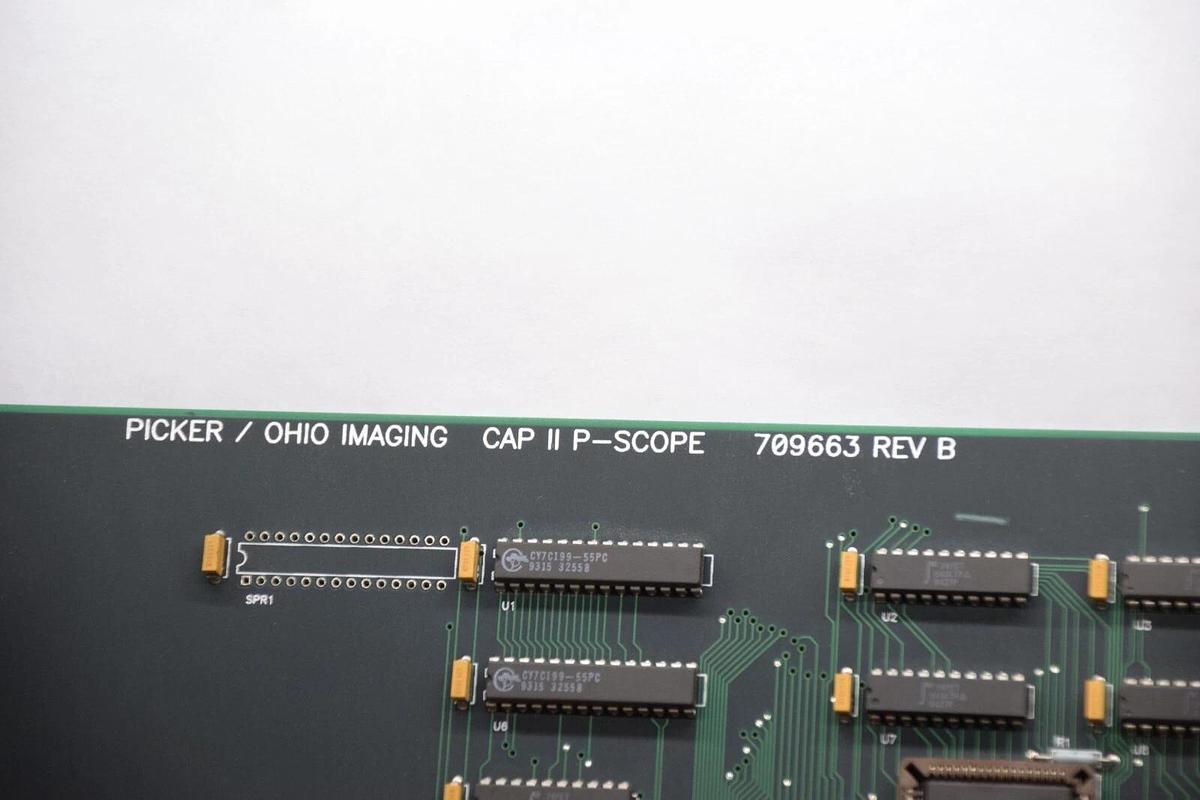 Used OHIO IMAGING / PICKER 709663 Rev B , 808364 Rev C Cap II P-Scope  Board Card