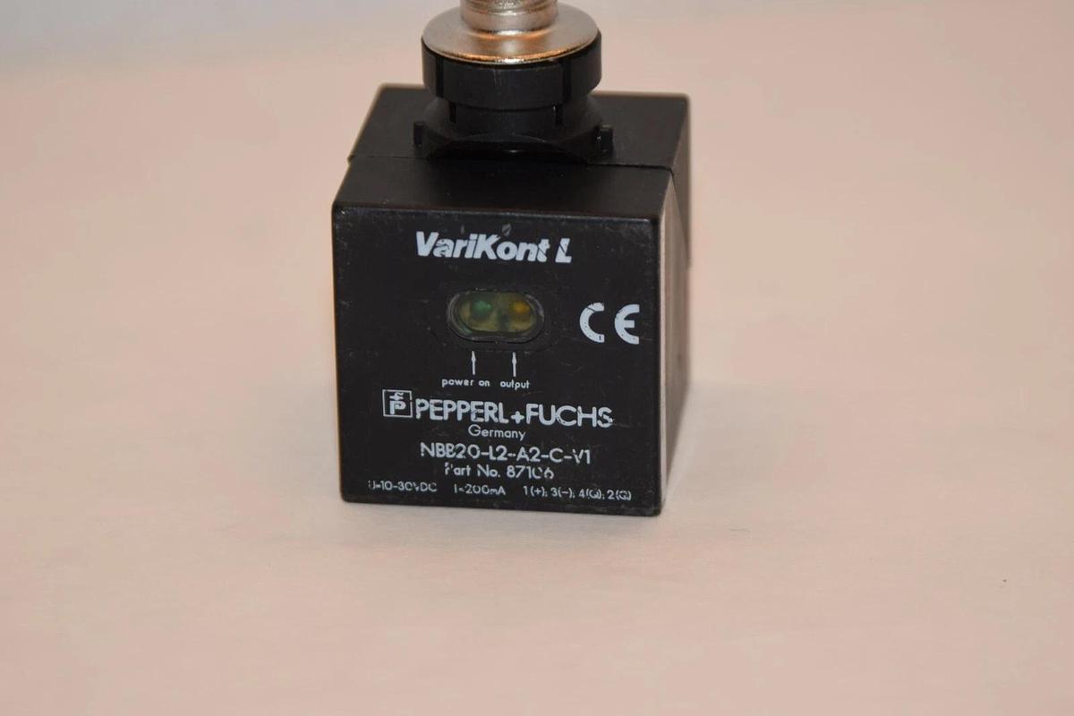 (NEW) PEPPERL + FUCHS NBB20-L2-A2-C-V1 Part No 87106 Prox Sensor *No Hardware*