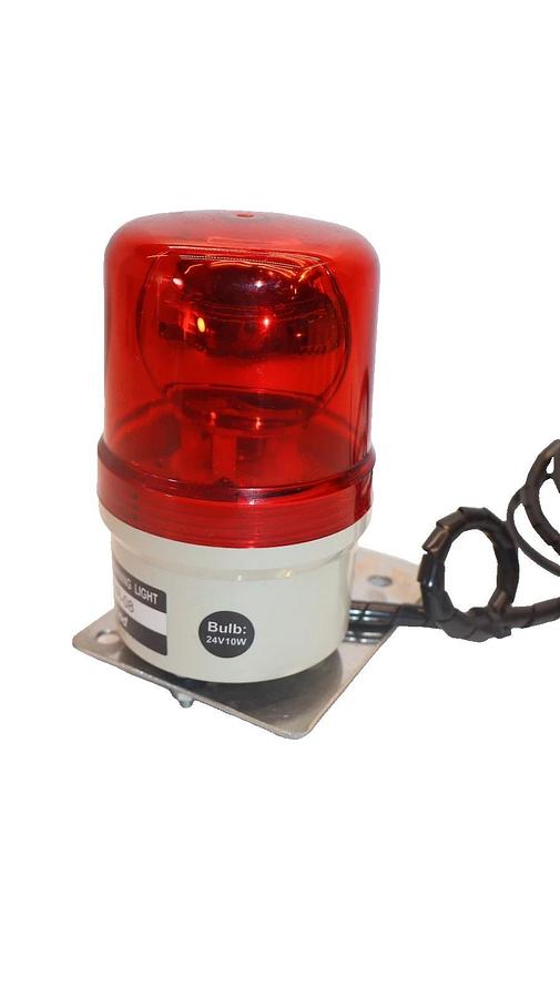 Used TEND TWR-08 , TWR08 Rotary Warning Light , Red