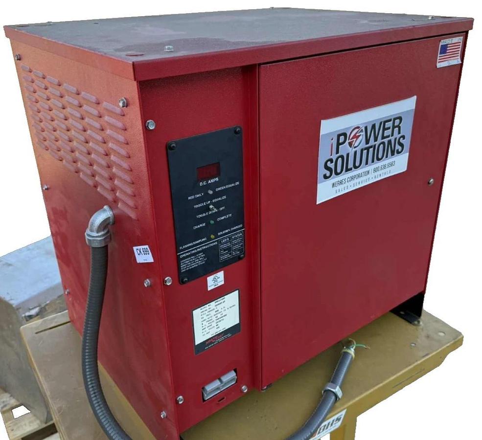 Used NorthEast Forklift Battery Charger 48V 24 Cell 208/240/480v 3NE24-600 600AH 3ph
