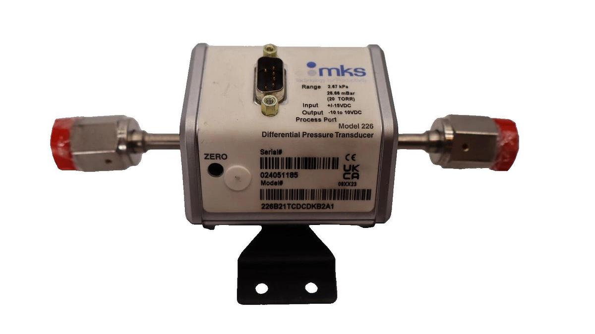 Used MKS 226 , 226B21TCDCDKB2A1 2.67kPa Differential Pressure Transducer *NOS*