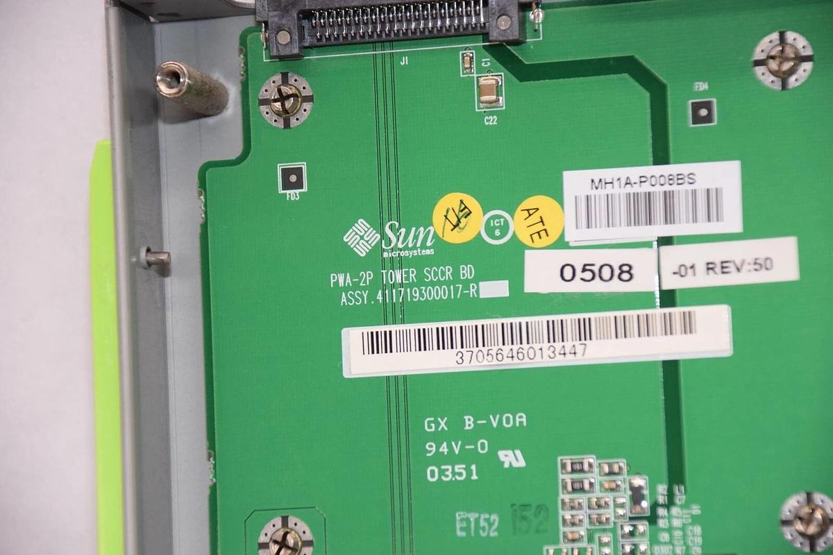 Used SUN 41179300017-R , 342719300046 PWA-2P Tower SSCR Board Card Reader