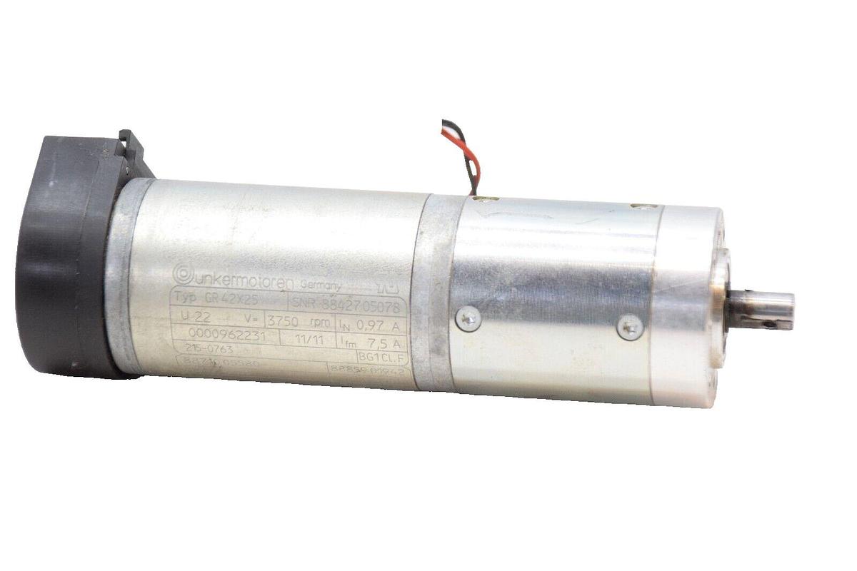 Used DUNKERMOTOREN GR42X25 , RE20-2-200S 3750rpm 0.97A Gear Motor
