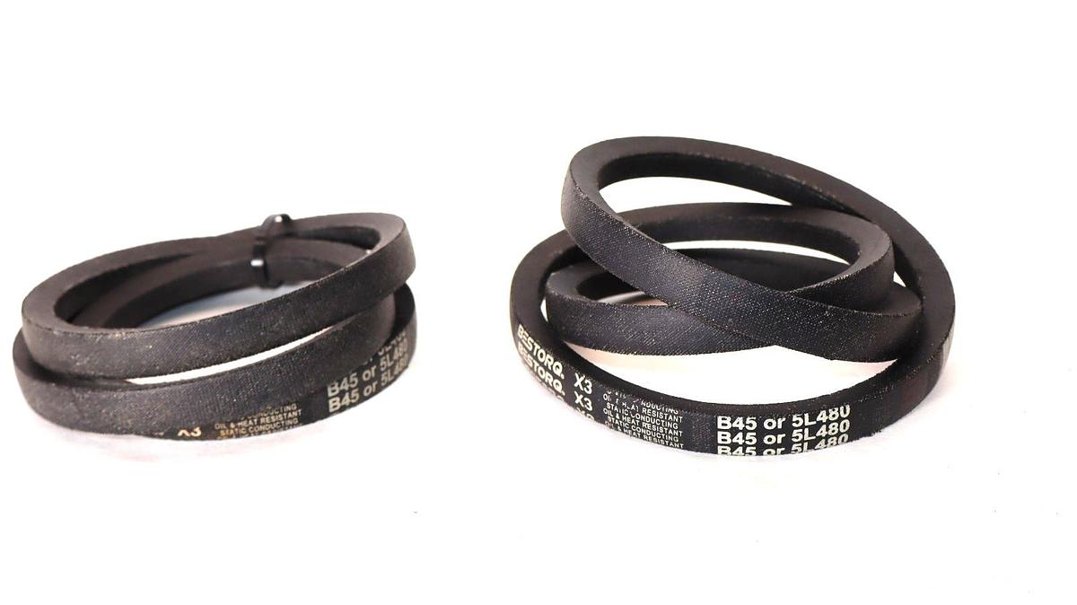 (NEW - Lot of 2) BESTORQ B45 , B-45 , 5L480 V-Belt Belt