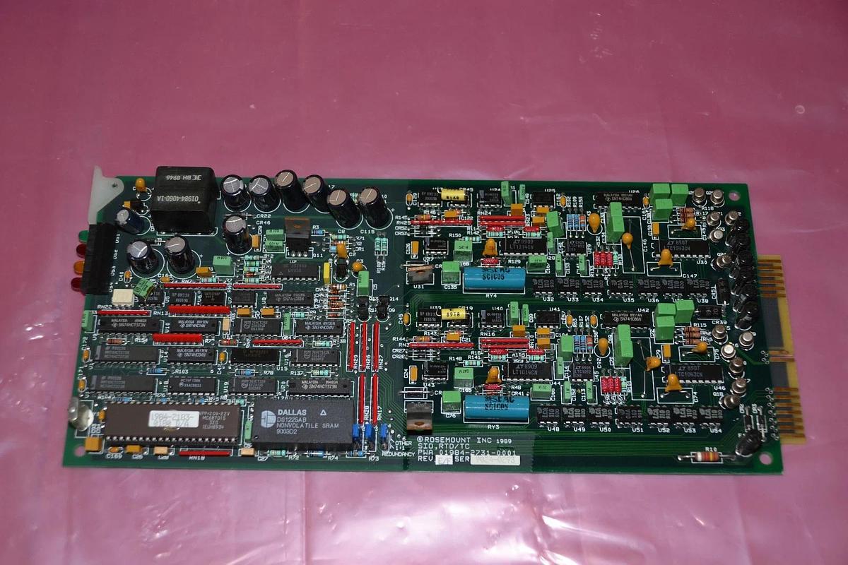 Used FISHER ROSEMOUNT CIRCUIT BOARD PWA 01984-2731-0001 01984 2731 REV.E/F