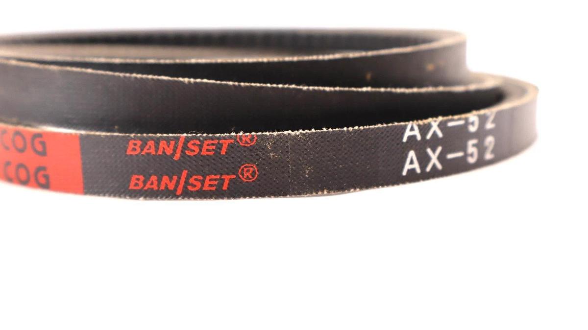 Bando Belt AX-52 , AX52 Power King Cog Ban/Set Cogged V-Belt (New - Lot of 2)