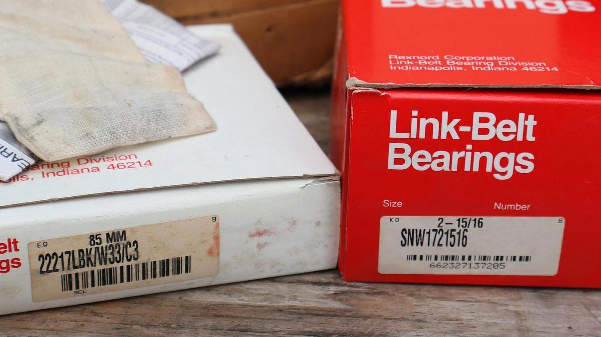 Link-Belt Link Belt Pillow Block Housing Assembly Bearing 2-15/16" PLB6847RC NOS