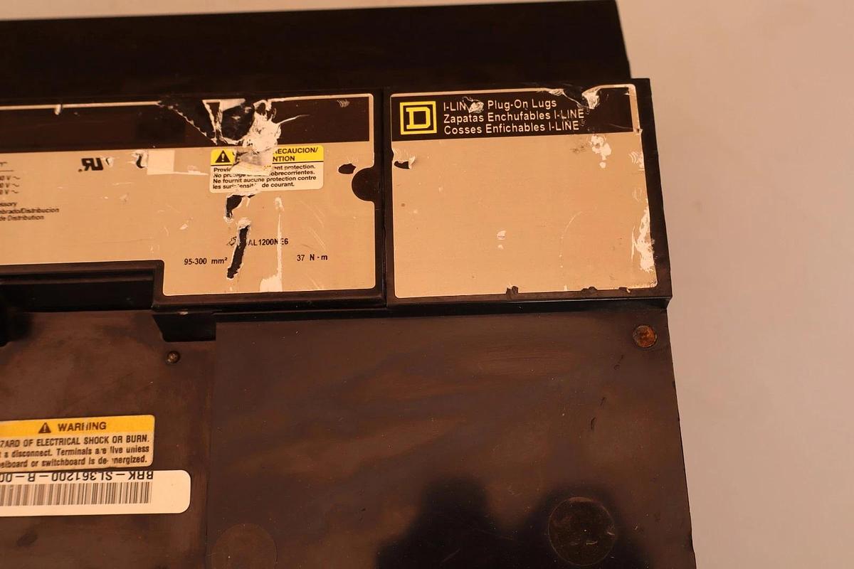 Used Square D Circuit Breaker 1200Amp SL1200 1200A Frame 600V 3Pole