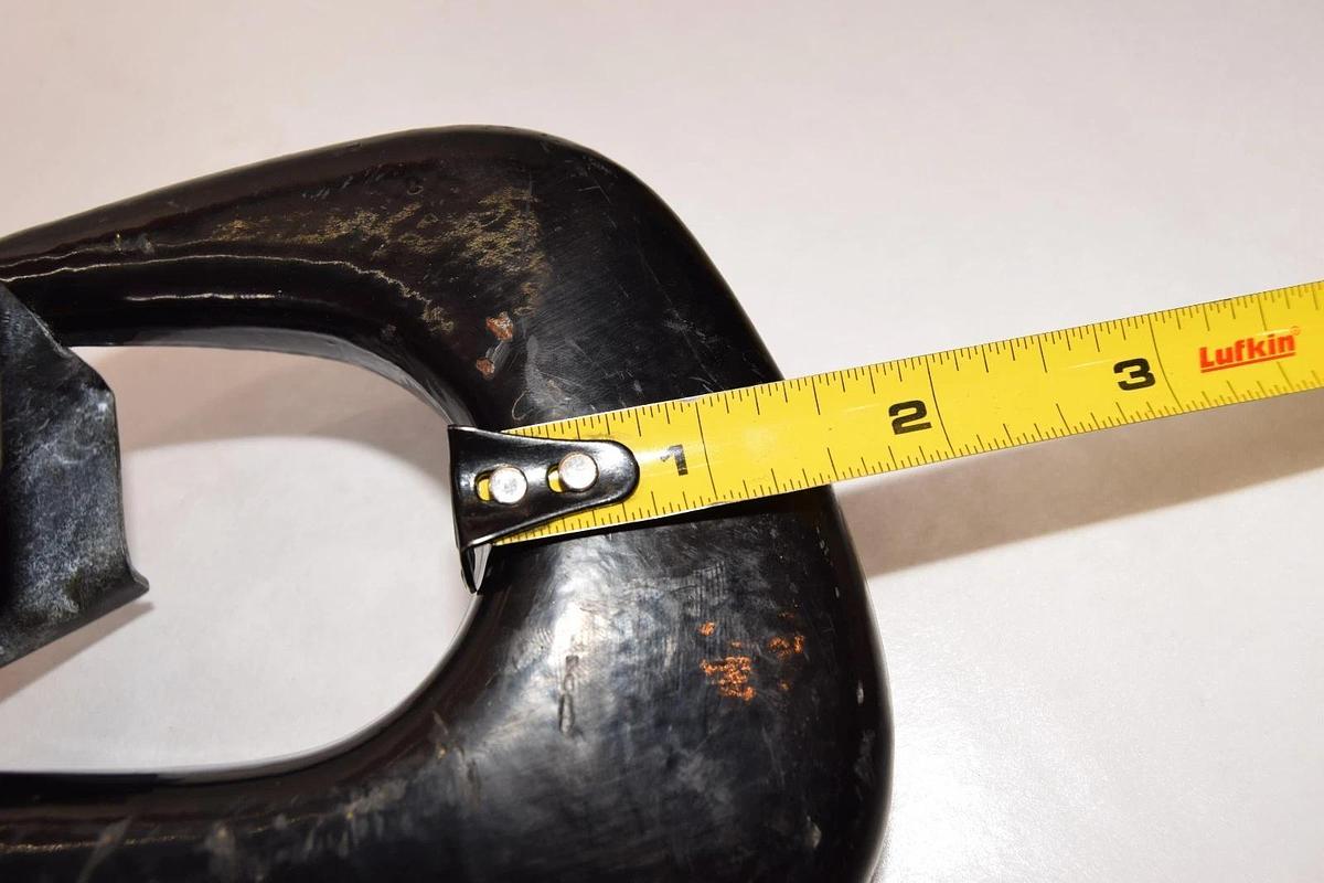 Used Demag-V-5 83786144 PS BB Hoist Lower Hook Load Block Double Chain Swivel Hook