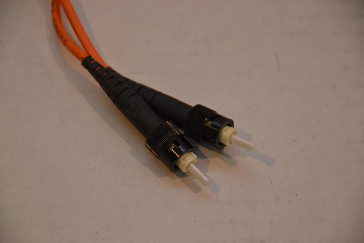 Used 4) 42" SIECOR Optical Jumper Cable 01/97 ATM +62.5 Micron TBII OFNR UL OFN FT4