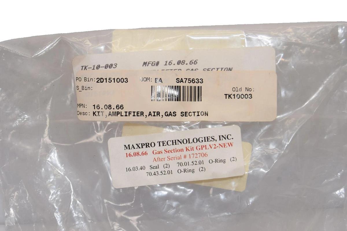 Maxpro Technologies Inc. 16.08.66 Gas Section Kit GPLV2-NEW  (New)