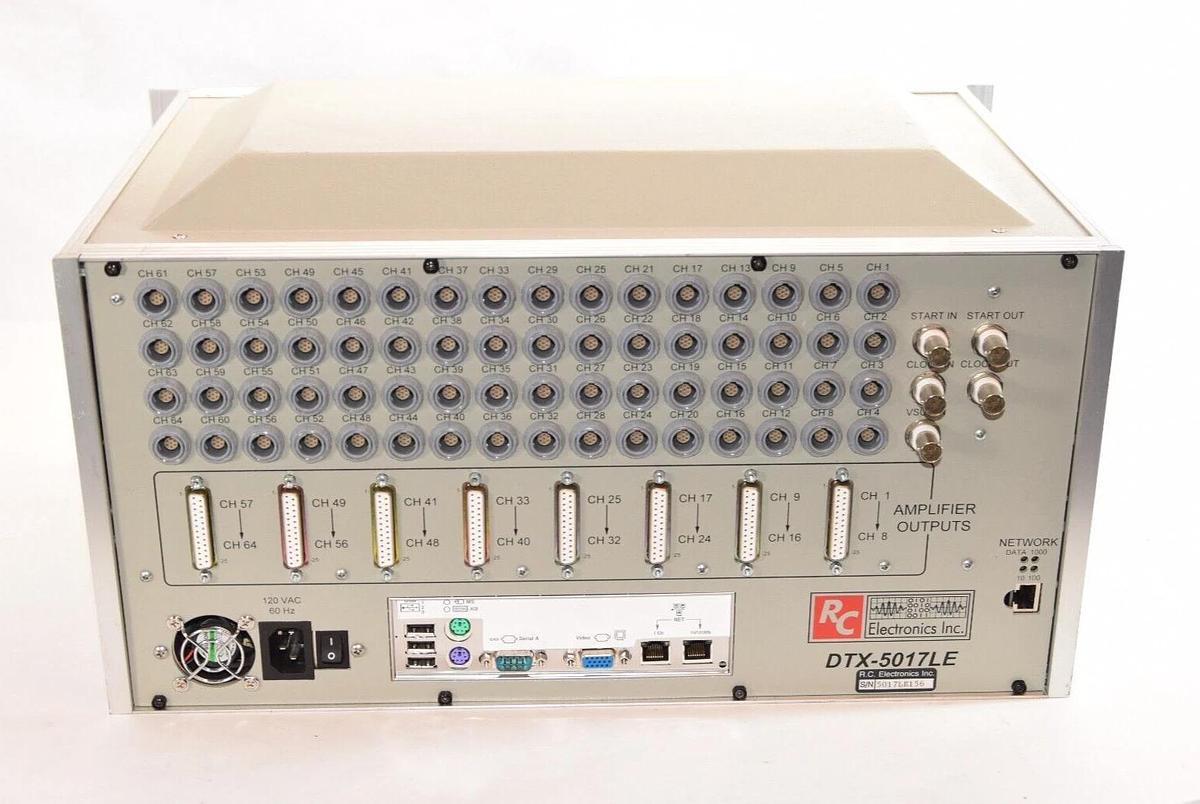 Used RC Electronics DTX-5017LE DTX-5017 64 Multi Mode Prog Channel Signal Conditioner