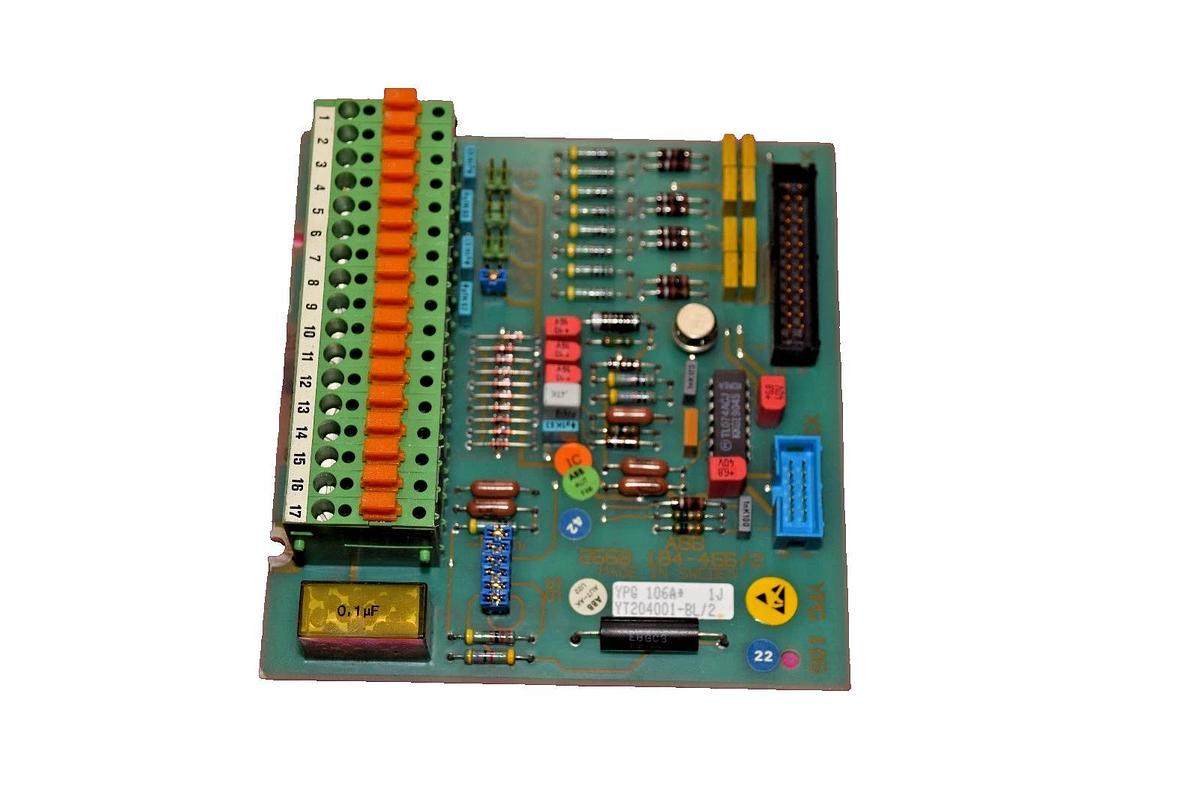 ABB YPG 106A YPG106A YT204001-BL/2 2668 184-466/2 SPEED INPUT BOARD NEW