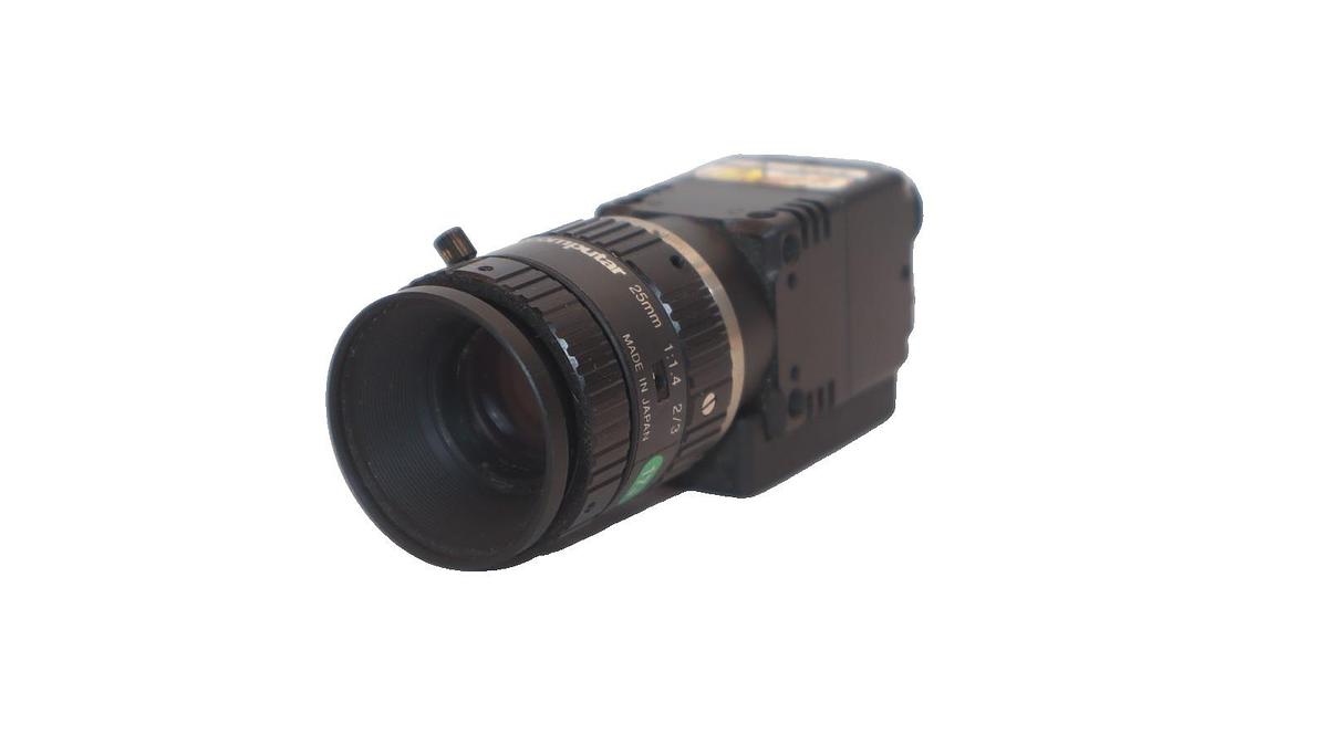 Used OMRON FZ-S2M , FZS2M Camera with 25mm 1:1.4 , 2/3" Computar Lens