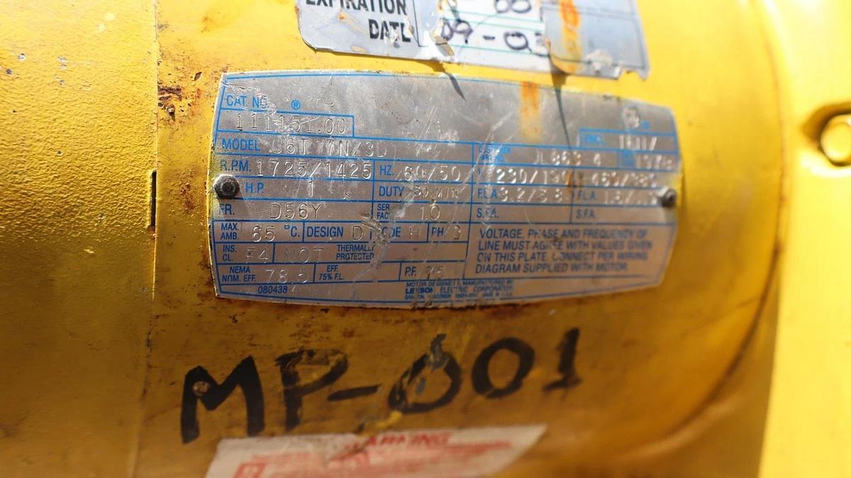 Used Yale 2 Ton Chain Hoist 4000lb 2010H083 C6T17NZ3D 460/380v 3ph 24" Chain