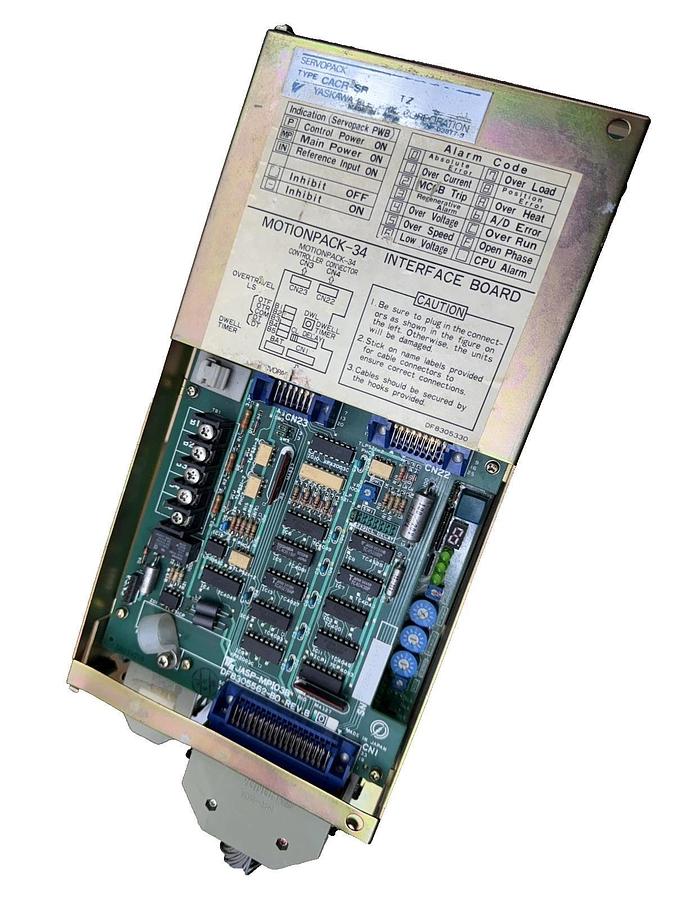 Used Yaskawa Drive ServoPack CACR-SR06TZ0SM CACR-SR06TZ6SM-E  .60kw .80HP