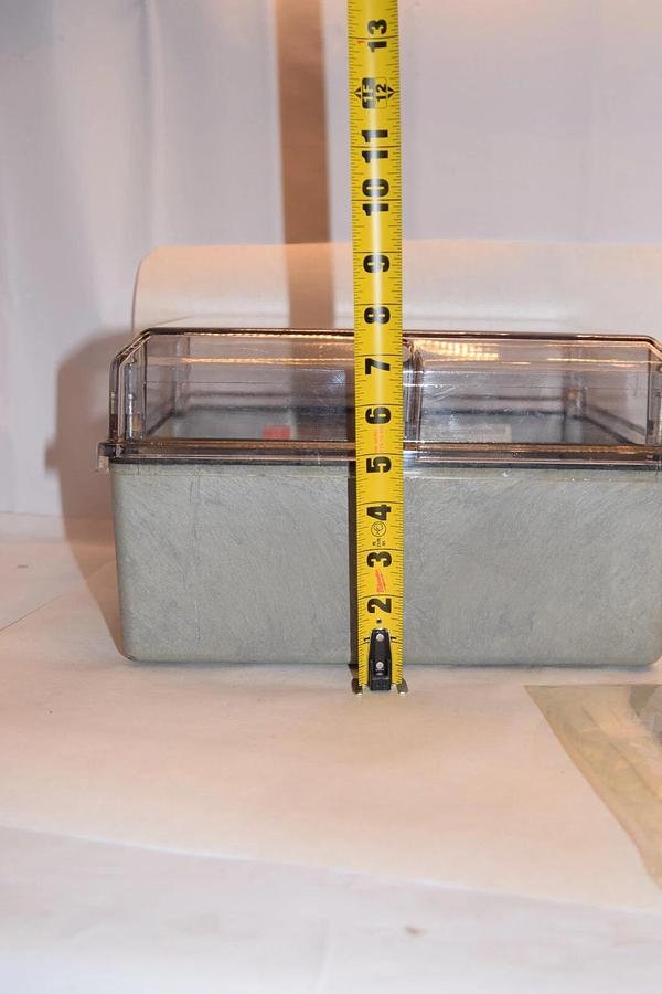 (NEW) CARLON CS12106 12"x10"x4.5" F773397 Control Panel Enclosure W/Clear Cover