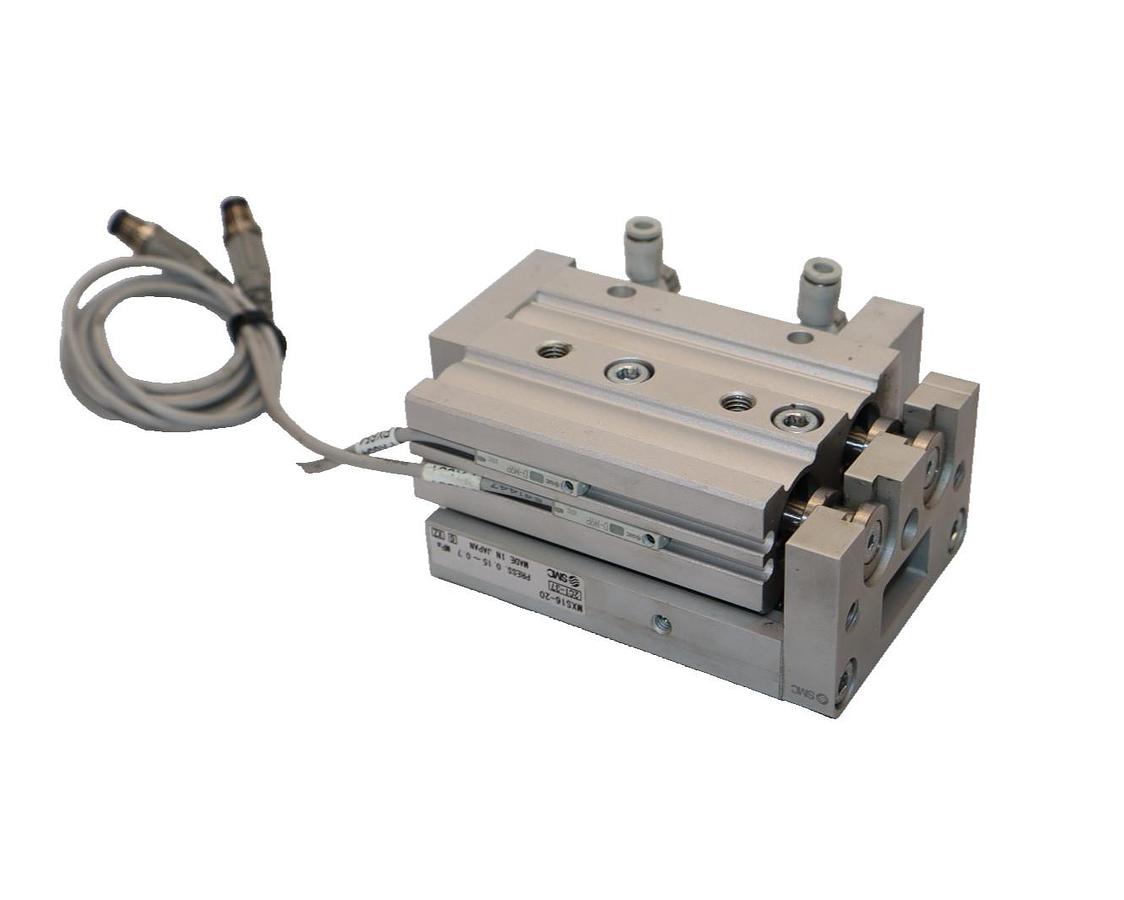 Used SMC Pneumatic Slide Table Cylinder MXS16-20 MXS1620 0.15-0.7MPa