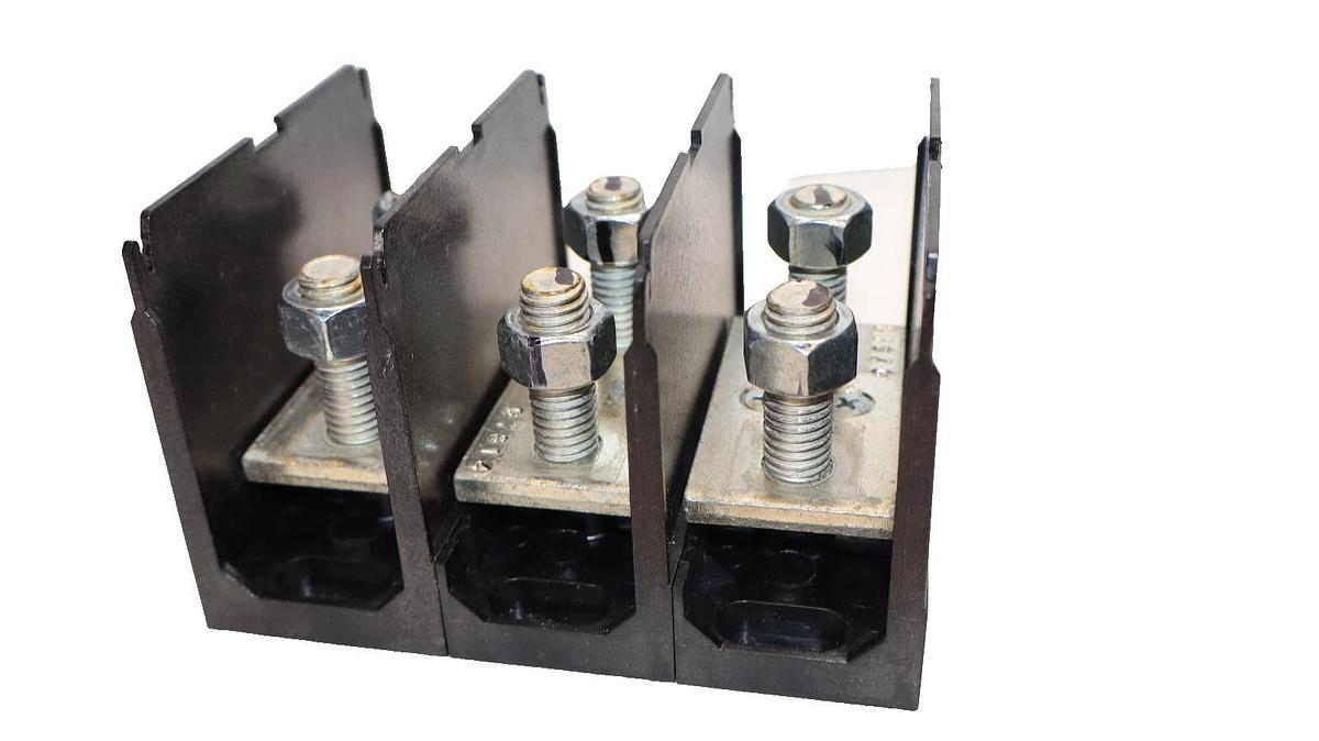 Used MARATHON 1333611 73874 , 133361173874 600V 410A 3P Power Distribution Block