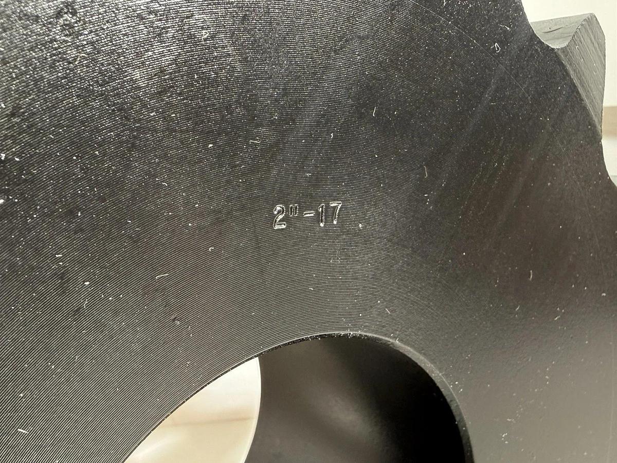 Dual Sprocket 2"-17 2769  17 Tooth 11-5/8" OD 3-15/16" Bore 3-1/2" Width New