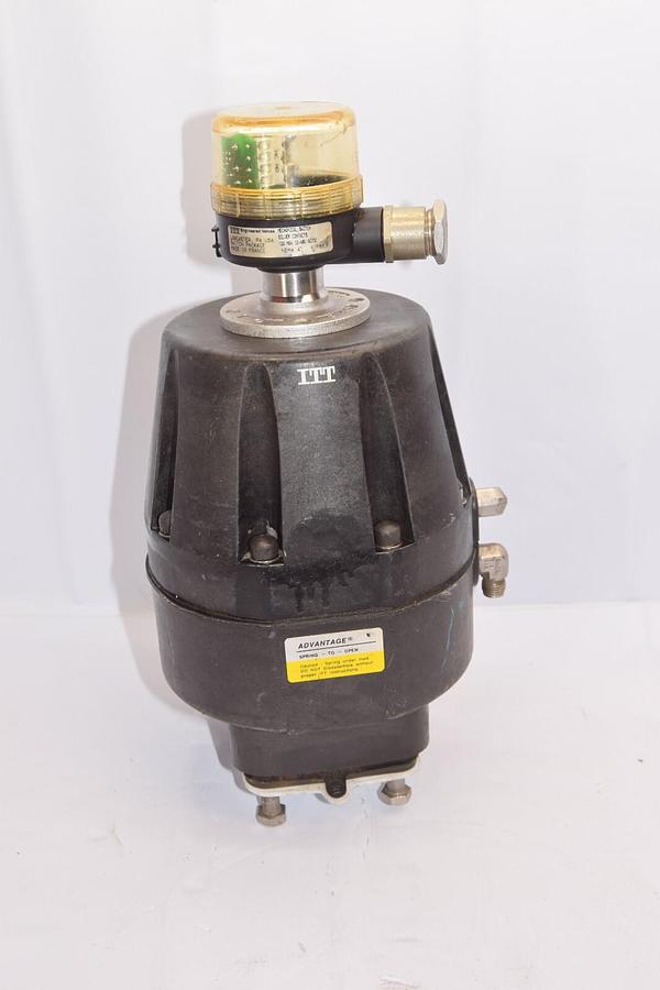 Used ADVANTAGE Max 90psi Spring-To-Open Actuator With ITT IP66 Mechanical Switch