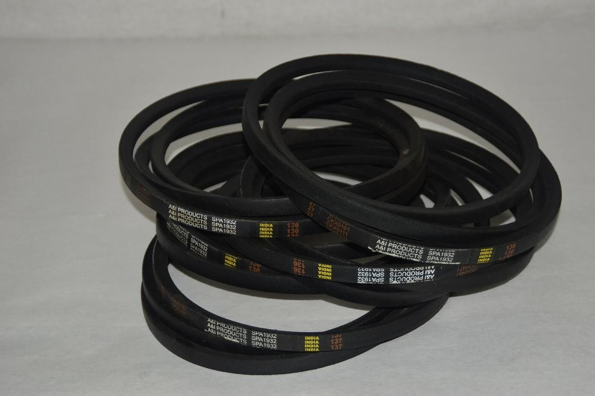 (New) Lot of 5 A&I Productions SPA1932 136 V Belt SPA 1932 V-Belt SPA-1932 VBelt