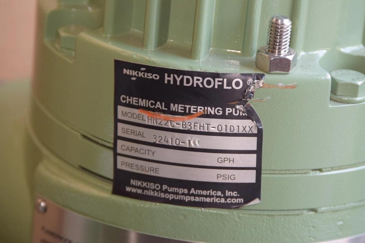 Nikkiso Non-Seal Pump  PWP1B/HPWP1 HN22C-B2 Head: 50m 3.6kw 460v 200 l/min (NEW)