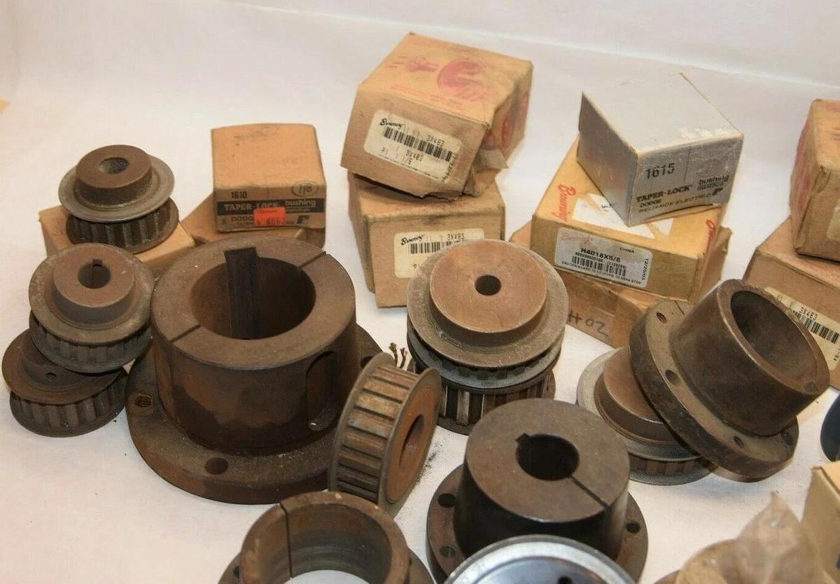 (NEW - Large Assorted Lot) BROWNING Taper Lock Adapters & Timing Pulley