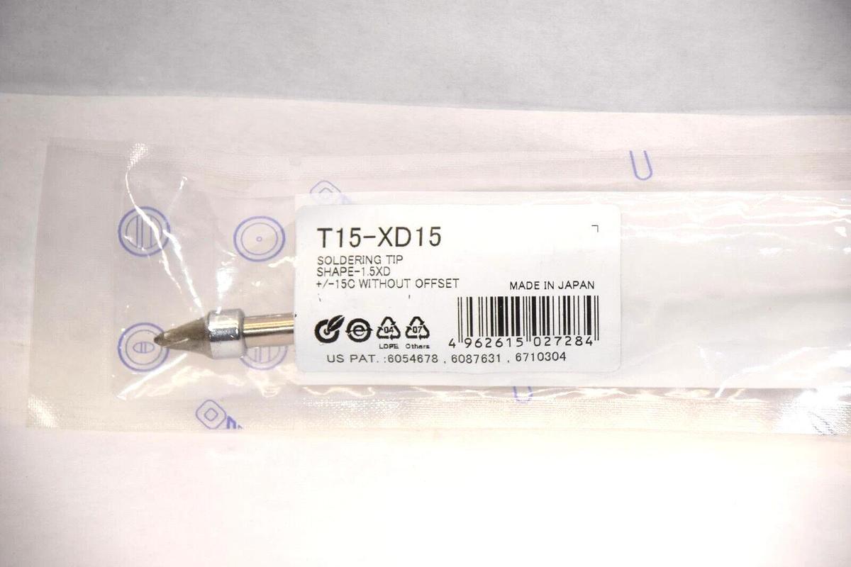 NEW Hakko T15-XD15  T15XD15 Soldering tip shape 1.5XD