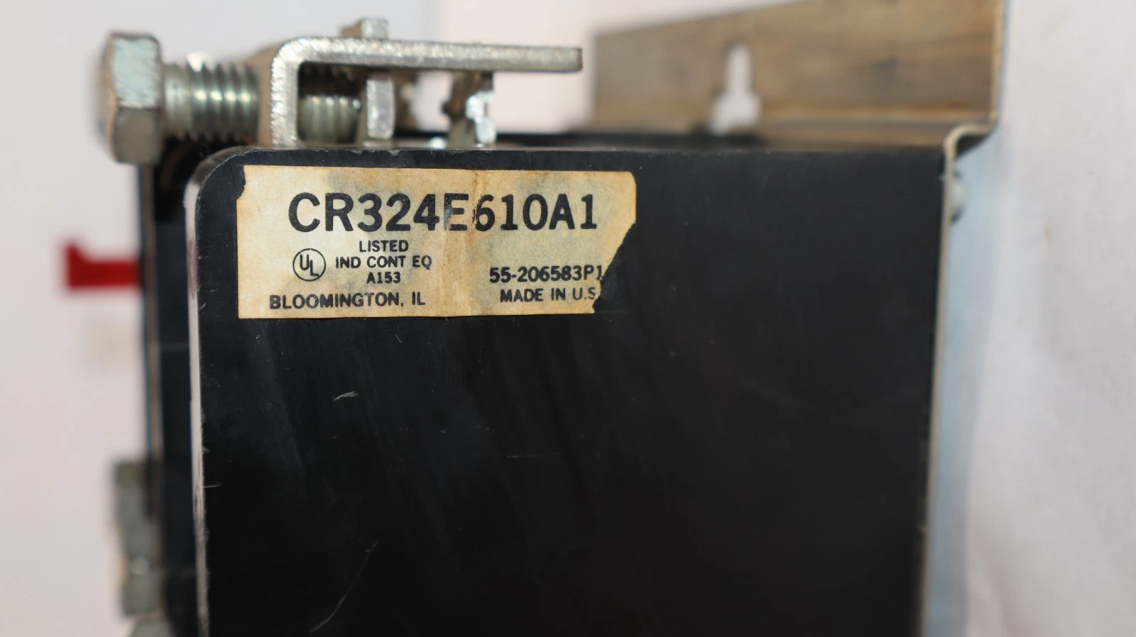Used GE General Electric Overload Relay CR34E610A1 3P