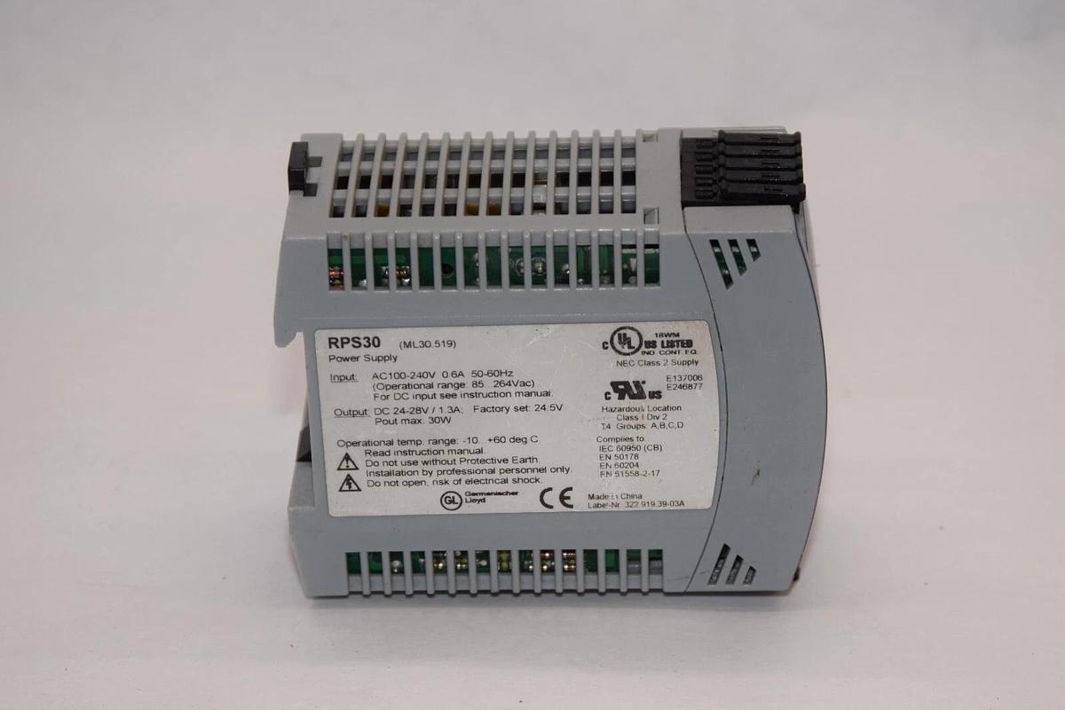 Used HIRSCHMANN RPS30 100-240Vac 0.6-0.25A Power Supply