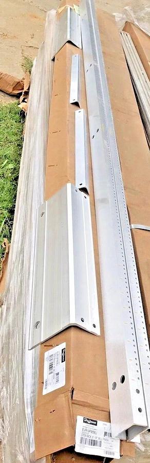 Hoffman EVR19FM58U Open LAN Rack, Equipment Rack  19"x 9', 58U, Mill Finish