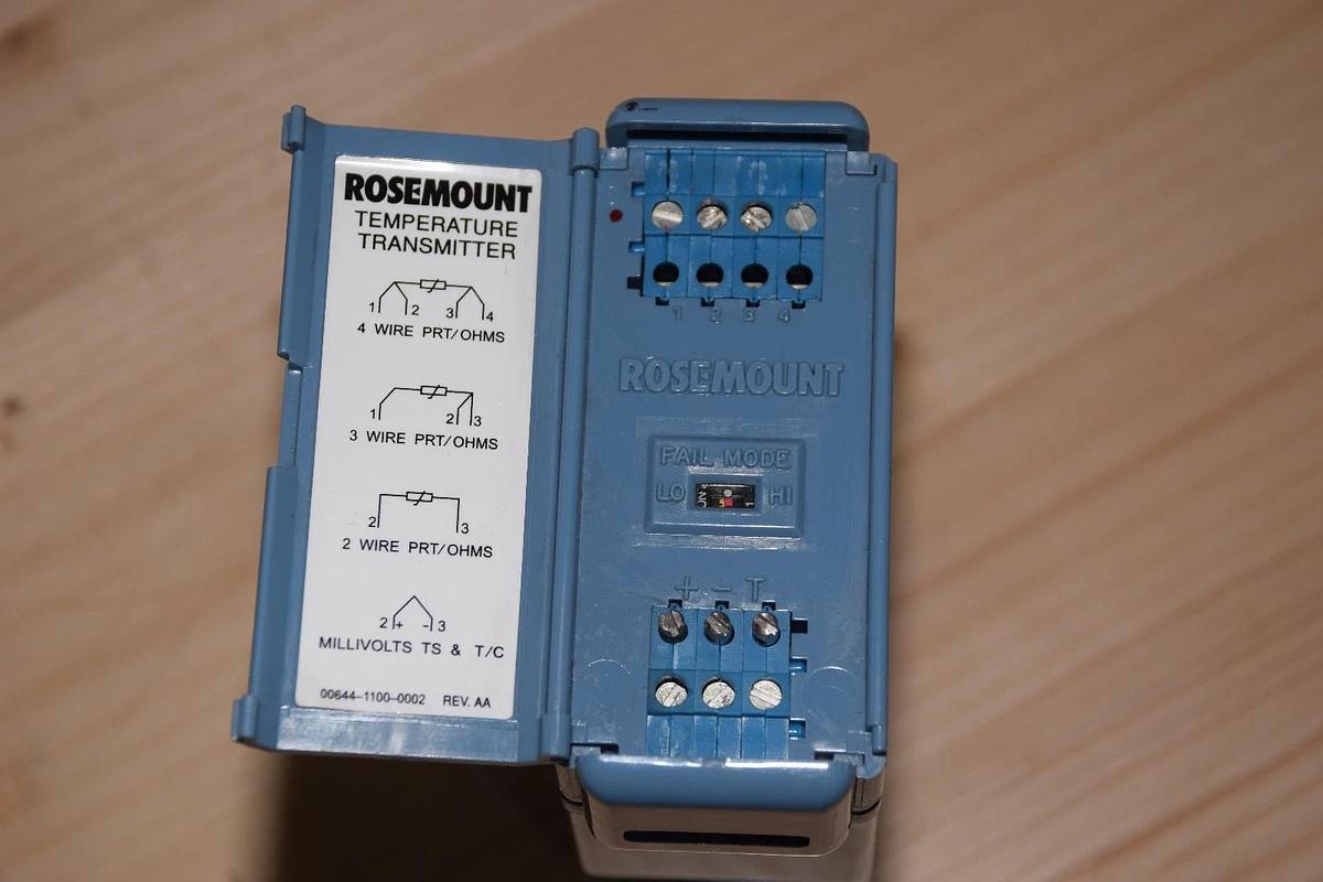 Used ROSEMOUNT 644RANAF6 4-20mA 12.0-42.4VDC TEMPERATURE TRANSMITTER