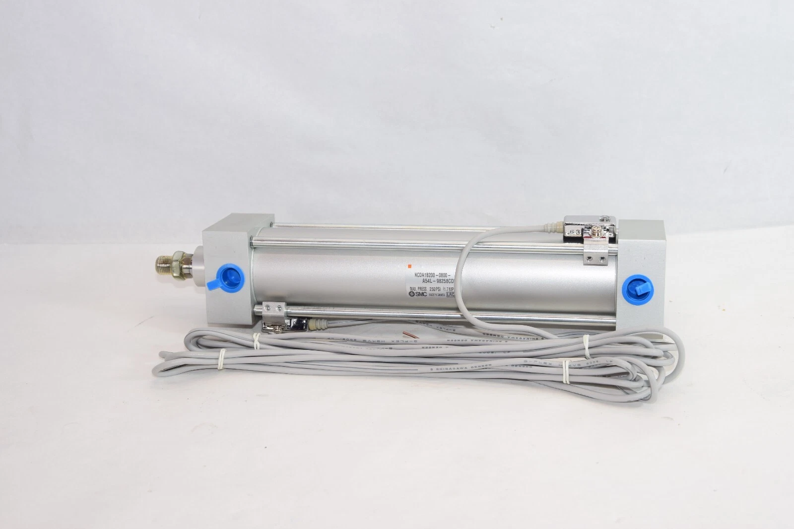 (NEW) SMC NCDA1B200-0800-A54L-98258CDN 250psi Tie Rod Air Cylinder