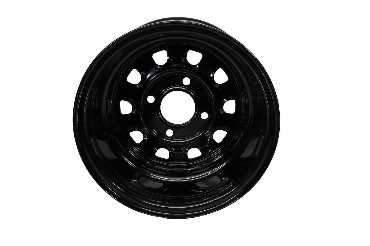 ITP D12F511 12" x 7" Steel Wheel , Black (New)