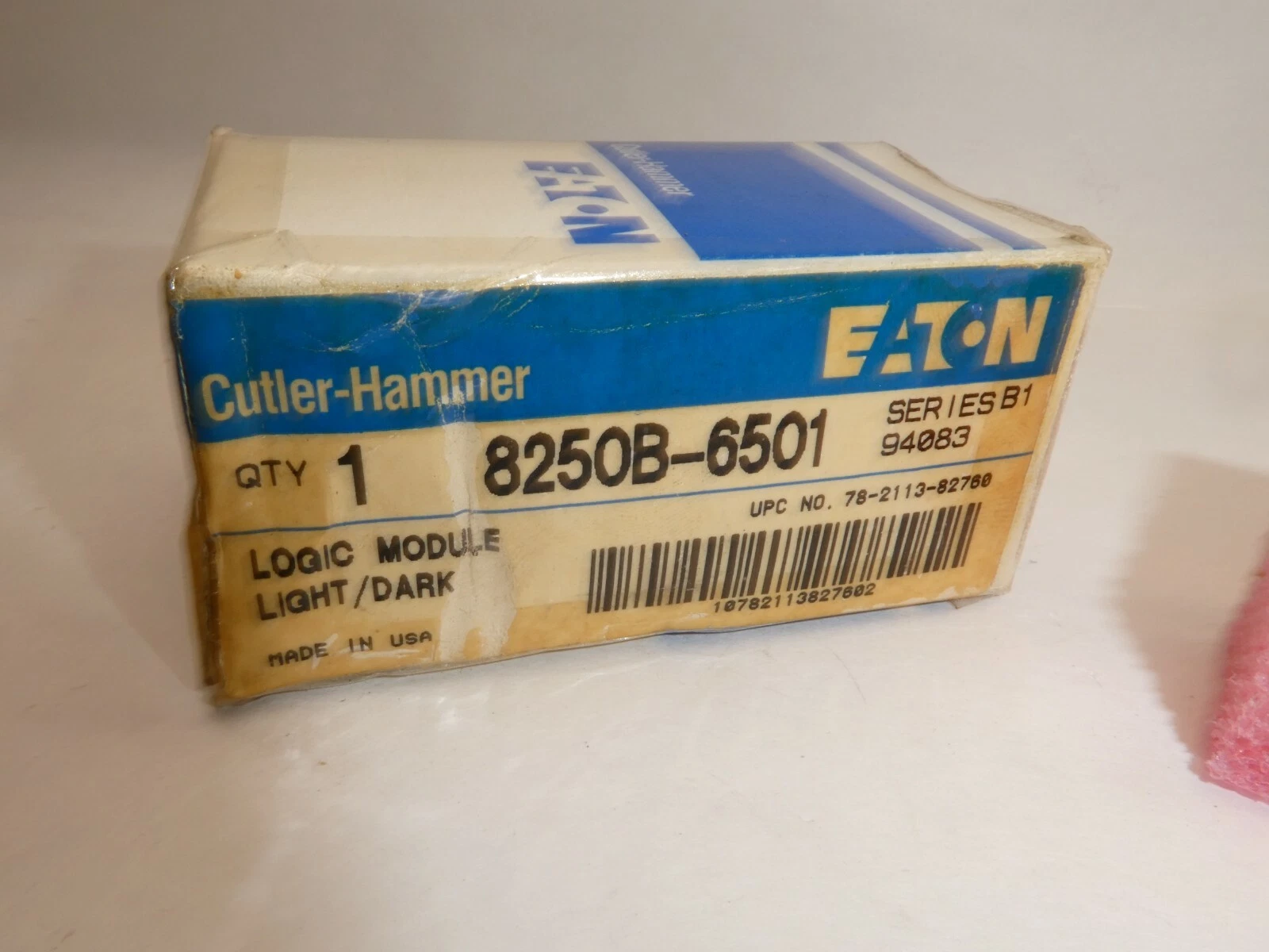 (NEW) CUTLER HAMMER 8250B-6501 Series B1 Logic Module Light/Dark