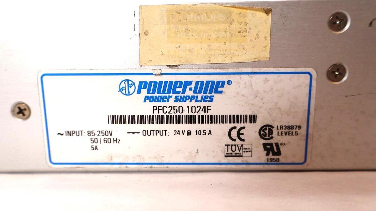 Used POWER-ONE PFC250-1024F 24V @ 10.5Amp Power Supply
