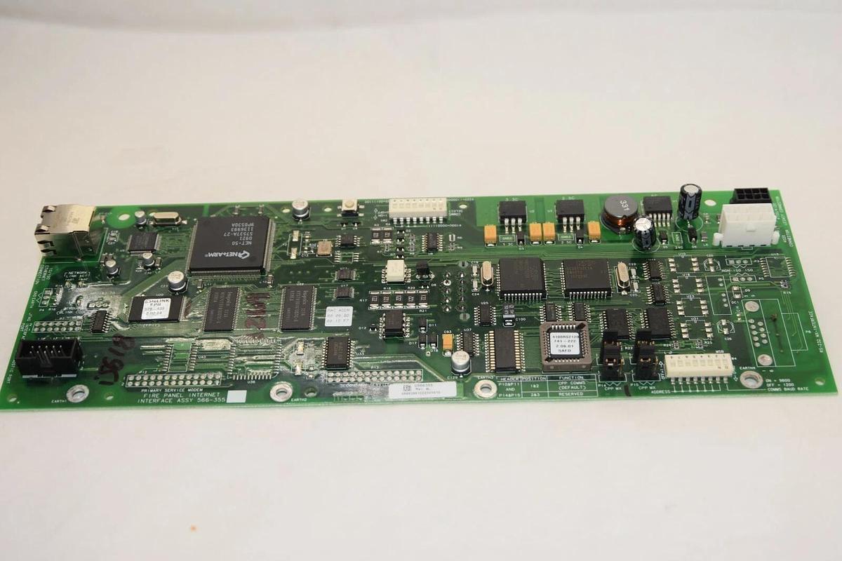 Used SIMPLEX 566-355 566355 Fire Panel Internet Interface For Fire Alarm