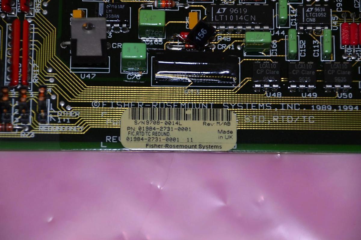 Used FISHER ROSEMOUNT Circuit Board  01984-2731-0001 01984 2731 0001 0198427310001