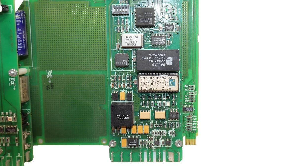 Used Eurotherm /Invesys ECMA2/FA107/AS196 Control Master Logic Controller PLC Board