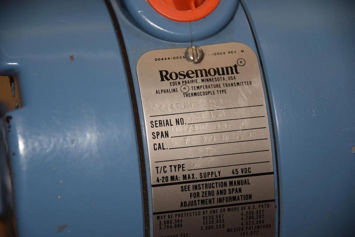 ROSEMOUNT 0444TJ1U1C2NA 0-300 DEGREE CELSIUS TYPE J TEMP. TRANSMITTER NEW