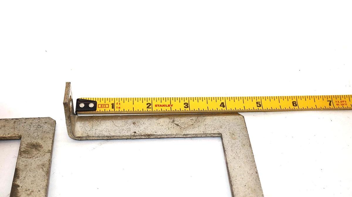 Used 4-1/2" x 3/4" x 1/8" x 4-1/2" L-Shaped Copper Buss Bar (Lot of 3)