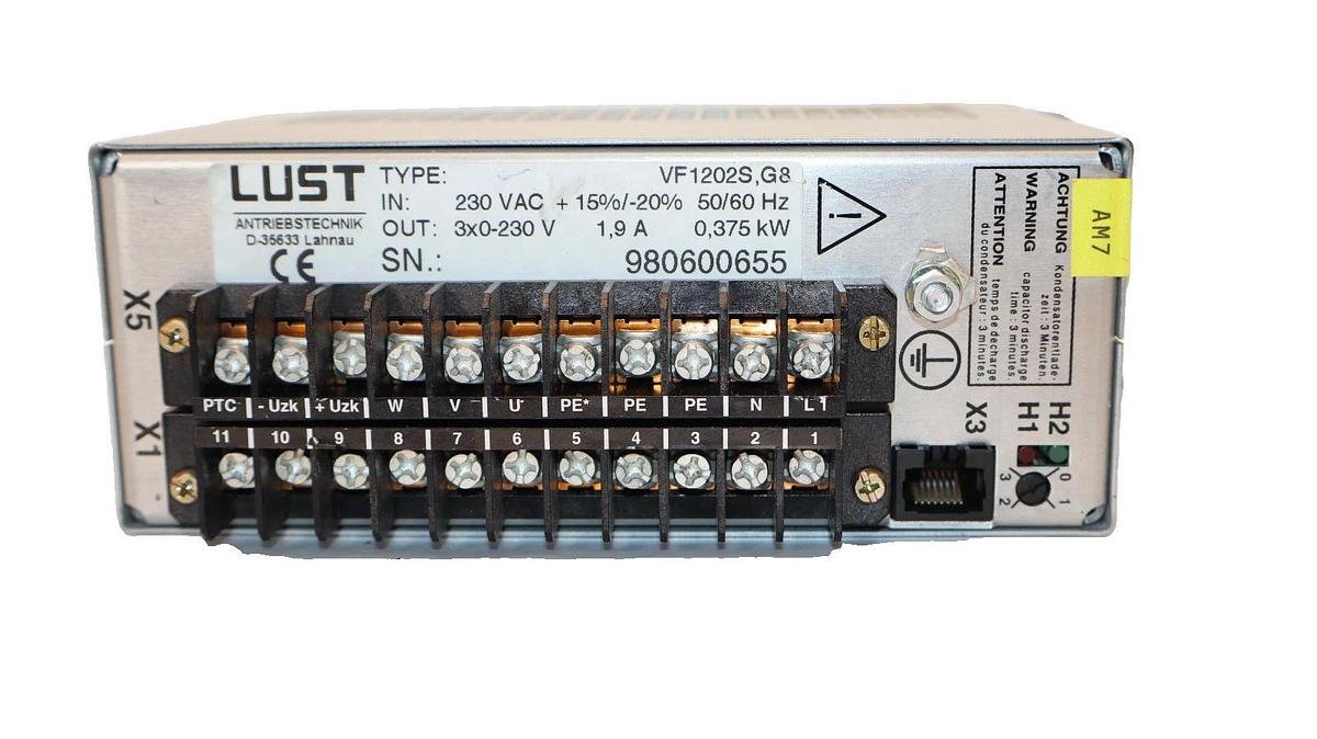 Used Lust VF1202S,G8 , VF1202S , G8 Frequency Inverter