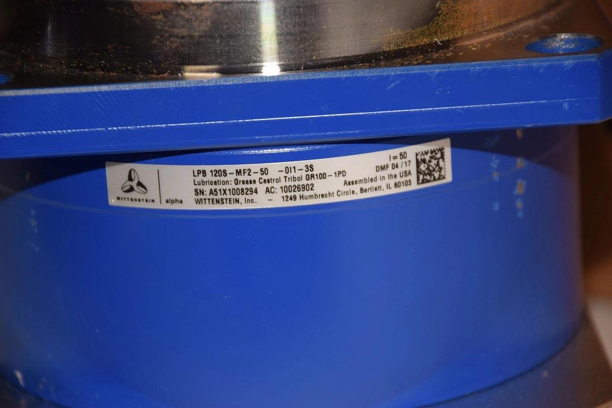 (New) Wittenstein Gearhead LPB120S-MF2-50-0/1-3S   LPB 120S-MF2-50-0/1-3S 1=50